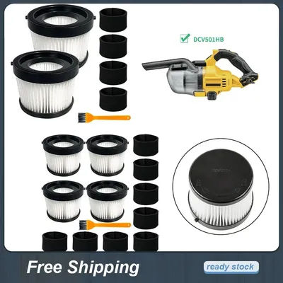 2/4 Pack Foam Sleeve Filters DCV5011H For DCV501HB Vacuum Cleaner Cordless Handheld Replacement Sweeping Robot Spare Parts