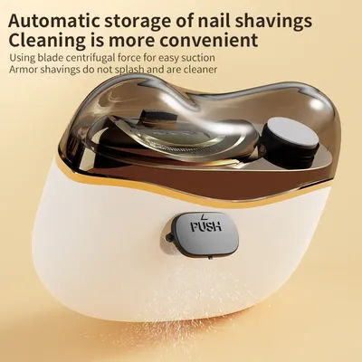 Rechargeable Electric Nail Clipper, Automatic Nail Trimmer with Light for Baby Adult, Grinding Polishing Safe Manicure Tool