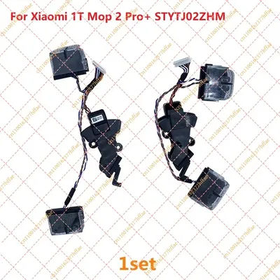 Front Bumper & Cliff Sensor Assembly for Xiaomi 1T Mop 2 Pro+ STYTJ02ZHM, Robot Vacuum Spare Parts
