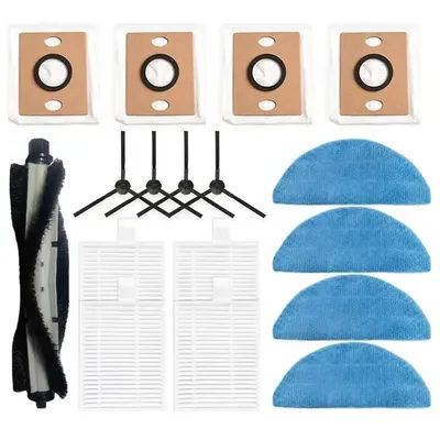 【BRAND NEW】Replacement Kit For ILIFE A30 Pro Robot Vacuum Cleaner Includes Main Brush, Side Brushes, Filter, Microfiber Mop Clot
