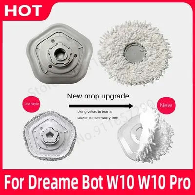 New For Dreame Bot W10 / W10 Pro Mop Pad Spare Parts Robot Vacuum Cleaner Mop Cloths Mop Stents Replacement Accessories