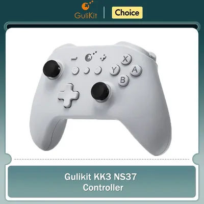 Gulikit KK3 NS37 Wireless Bluetooth Controller with TMR Joystick Hall Effect Tiggers for Nintendo Switch Android Windows IOS