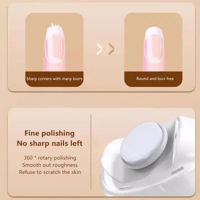 Electric Automatic Nail Clipper Manicure Nail Trimmer For Adult Baby Finger Toe Scissors Pedicure Nail Cutter Sharpener Manicure