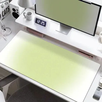Tapis de souris de bureau en caoutchouc dégradé de couleur tapis de bureau tapis de jeu anti-dérapant accessoires de Pc durables ordinateur portable étude et tapis de souris de bureau
