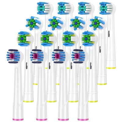 Têtes de brosse à dents de rechange pour Oral B Cross Floss, blanchiment propre, têtes de brosse à dents électriques génériques pour Oralb Braun