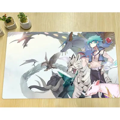 Tapis de jeu YuGiOh Crystal Beast Jesse Anderson TCG CCG, tapis de jeu de cartes à collectionner, tapis de souris en caoutchouc, zones, sac gratuit, 600x350x2mm