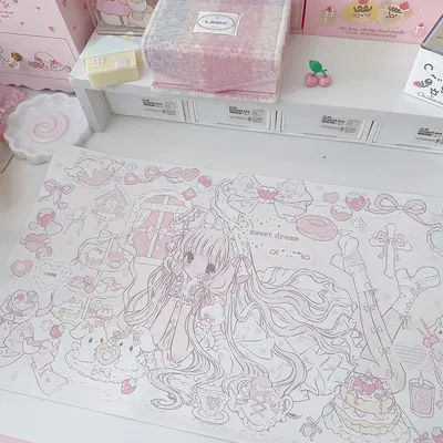 Tapis de bureau en cuir PU motif fille anime coréenne et lapin, antidérapant, grand format XXL, petit tapis de souris, tapis de clavier pour PC, maison et bureau, jeux, ordinateur portable