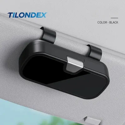 Clip de fixation pour lunettes de soleil TILONDEX, étui de rangement pour lunettes, accessoire de véhicule pour billets et porte-cartes