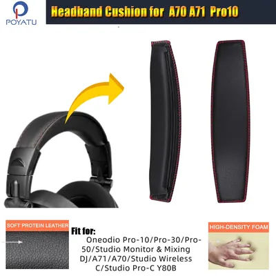 Coussin de bandeau pour Oneodio Pro-10/Pro-30/Pro-50/Studio moniteur et mélange DJ/A71/A70 Studio sans fil C/Studio Pro-C coussin de faisceau de tête