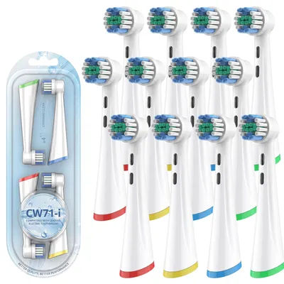 4/8/12/16 têtes de brosse à dents de rechange compatibles avec les brosses à dents électriques Oral I/O 2/3/4/5/6/7/8/9/10/7 B, embouts souples