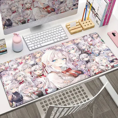 Nouveau tapis de souris Sexy Anime Girl grand 900x400mm Alya parfois cache ses sentiments en russe tapis de souris en caoutchouc Gamer PC clavier tapis
