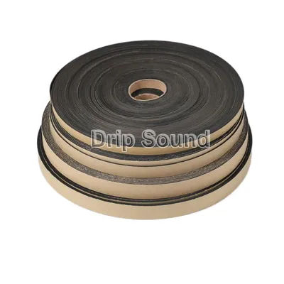 Bande de mousse EVA insonorisée, bande éponge collant simple face pour haut-parleur, joint d'étanchéité antichoc 10x1mm 15x1.5mm 18x1mm 18x3mm