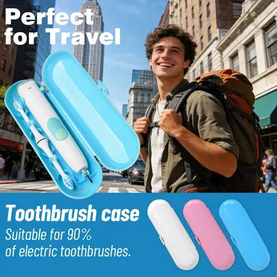 Étui de voyage pour brosse à dents électrique compatible avec Oral B et Philips Sonicare, portable et facile à utiliser