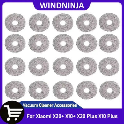 For Xiaomi X20+ X10+ X20 Plus X10 Plus Robot Vacuum Mop Cloth Replacement Accessories Mop Cloth Compatible Mop Cleaning Parts