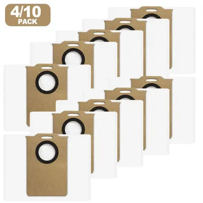 4/10 Pack Dust Bags For Redroad R11 Robot Vacuum, 3.3L Non-woven 4-Layer Filter Accessories