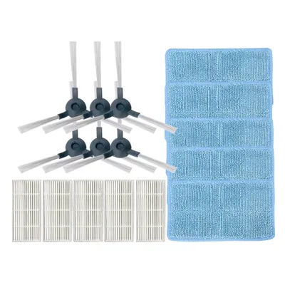 HEPA Filter Side Brush Mop Cloth For Midea VCR01 VCR12 Robotic Vacuum Cleaner Accessories Parts