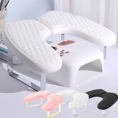 Nail Art U-Shaped hand pillow Soft Removable Detachable Nail Arm Rest Manicure Pad mat Manicurist Special Tools for Nail Salons
