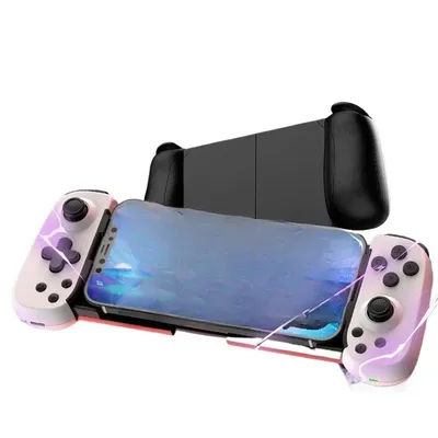 D6 bluetooth handle, mobile phone stretch model, wireless game connector Android ios six-axis