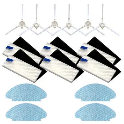 Side Brush Filter HEPA Mops For Tefal Rowenta Explorer 20 40 50 RG7687/RR7687WH Force Sweep X3 Robotic Vacuum Cleaner