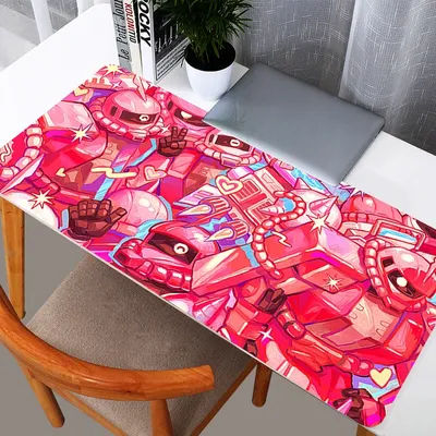 Grand tapis de souris pc vitesse pour joueurs e-sports 800x300 ordinateur portable clavier tapis de bureau xxl Gundam Zaku II tapis de souris