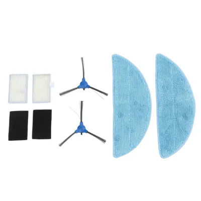Upgrade Accessories For Cecotec For Conga M70 M70 ForGenesis Robot Vacuum Cleaner 2 Side Brushes 2 Filters 2 Mop Cloths