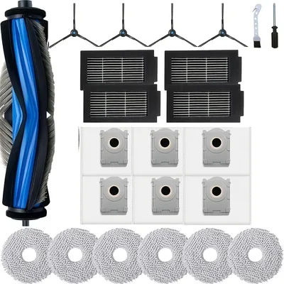 23 Pack Replacement Accessories Compatible For Ecovacs Deebot T50 Max Pro Omni Robot Vacuum