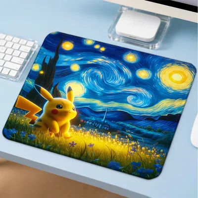 Tapis de clavier P-Pikaachuus, accessoires de bureau, tapis de souris pour PC Gamer, tapis de jeu, tapis de souris Anime, décoration de table