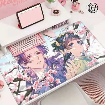 Tapis de souris Anime Maomao The A-Apothecary D-Diaries, grand tapis de jeu avec impression HD, imperméable, XXL, pour PC et ordinateur portable, tapis antidérapant