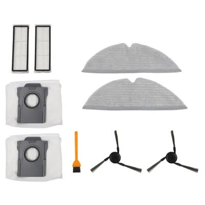 Replacement Accessories Kit For Dreame D20 For Pro For Plus Robot Vacuum With Side Brushes Mop Cloths Filters Dust Bags Cleaning