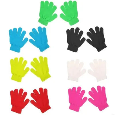 M89C Newborn Baby Mittens Infant Toddler Gloves Sever Colors Basic Winter Accessories