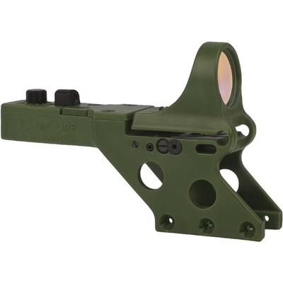 C-MORE Serendipity Red Dot Sight w/Click SwitchFrame Width .830inOlive Drab Green 2 MOA CSL830OD-2