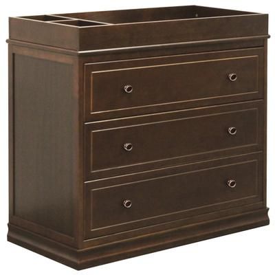 Million Dollar Baby Louis 3-Drawer Changer Dresser - Espresso