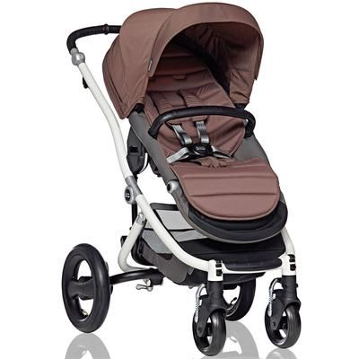 Britax Affinity Complete Stroller, White - Fossil Brown