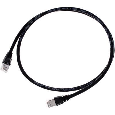 Telegärtner CAT6A Patchkabel 1m, sw