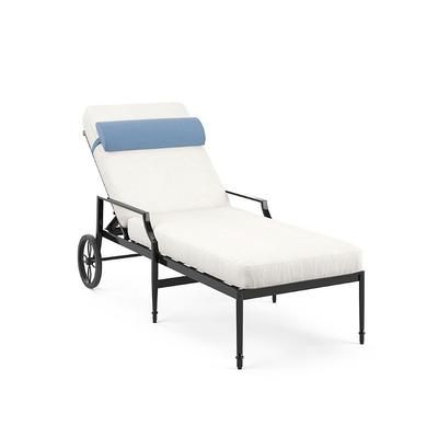 Outdoor Headrest - Resort Stripe Garnet - Frontgate