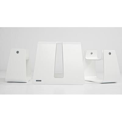 Tulip Leander Table & Stool Set - White
