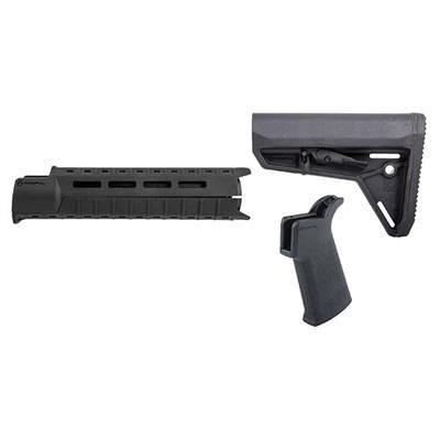 Magpul Ar-15 Moe-Sl Furniture Set M-Lok Polymer - Moe Sl Furniture Set M-Lok Mid-Length For Ar-15 Bl