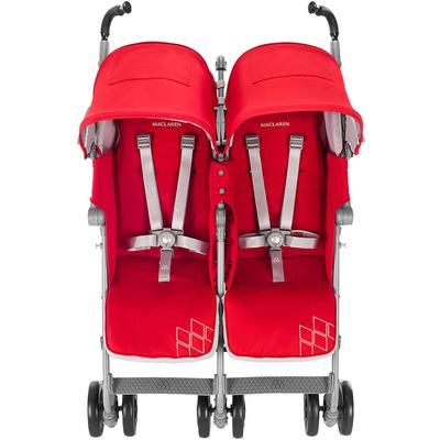 Maclaren 2016/2017 Twin Techno Double Stroller - Cardinal