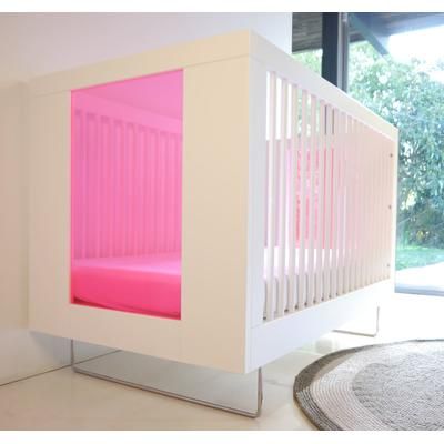 Spot On Square Alto Crib - Honeysuckle Acrylic