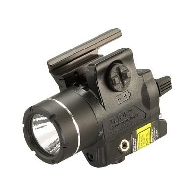 Streamlight TLR-4 Rail Mounted Laser Sight and Flashlight CR2 Lithium USP Compact Only Red 170 Lumens Black 69241