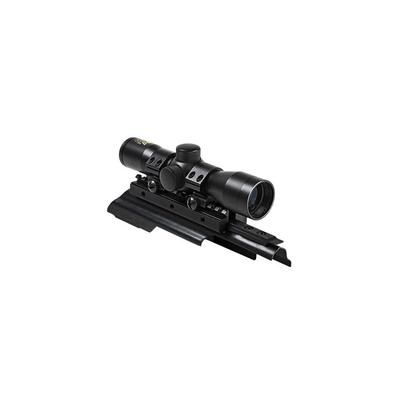 NcSTAR Ak Combo/Tri-Mount/4X30 Compact Scope P4 Sniper Reticle Black KAKSC430B-A
