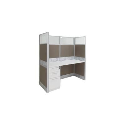 60"W x 24"D x 67"H Premium Series Starter Cubicle w/File