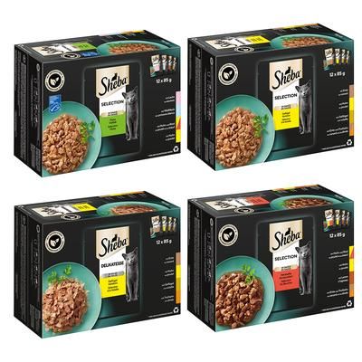 Sheba Variazioni Buste 96 x 85 g Umido per gatto - Selezione mista I