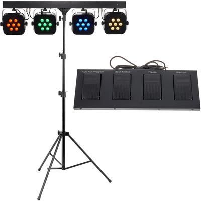 Stairville Stage Quad LED RGB WW Bundle