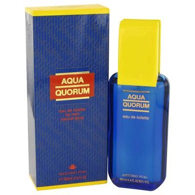 Aqua Quorum For Men By Antonio Puig Eau De Toilette Spray 3.4 Oz