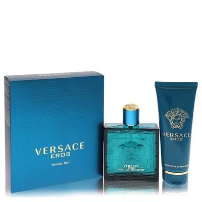 Versace Eros For Men By Versace Gift Set - 3.4 Oz Eau De Toilette Spray + 3.4 Oz Shower Gel