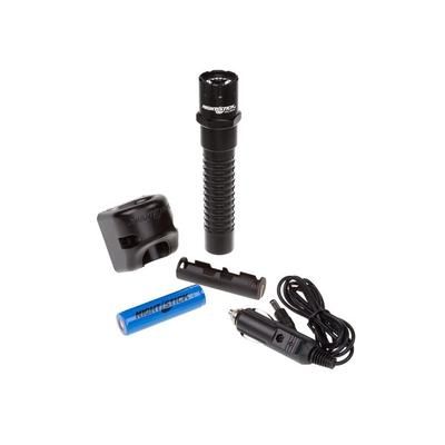 Nightstick Metal Multi-Function Tactical LED FlashlightRechargeable DC Charger800 Lumens Black TAC-560XLDC