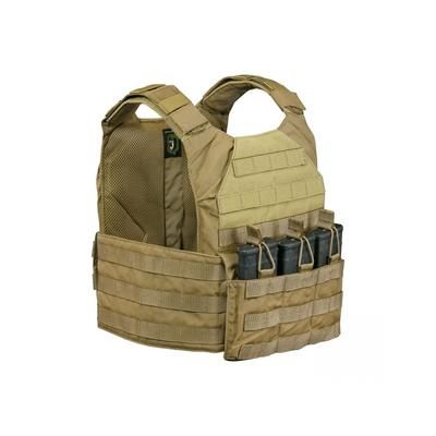Tactical Assault Gear Vanguard Plate Carrier Set w/ Standard Cummerbund Coyote Tan XL 831324