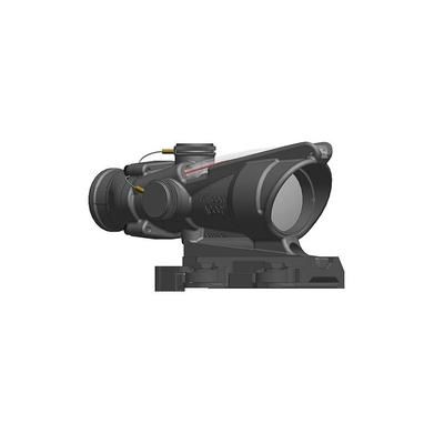 Trijicon 4x32 ACOG Scope Dual Illuminated Red Horseshoe/Dot M855 RCO Reticle w/ LaRue Tactical LT799 Mount Red 100582