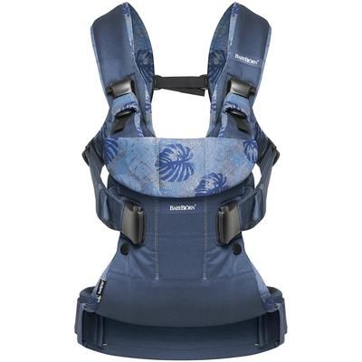 BabyBjorn Baby Carrier One - Midnight Blue/Leaf Print